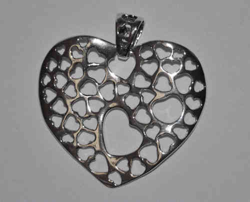 Anhänger Herz Silber 925 - für Collier oder Halskette