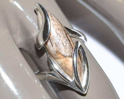 925 Silber - Ring mit Jaspis - Unikat !! Neue Kollektion 2015 - Einzigartig !!