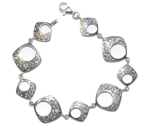 Silber 925 Armband mit Swarovski Steinen - Neue Design Weihnachten 2015 - TOP !