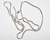 ECHTES 925 Silber Halskette - Schlange - Rhodiniert Ø 2,2 mm, Länge: 50 cm