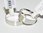 1 Paar Trauringe Hochzeitsringe - Silber 925 - Handgemacht - Einzigartig - TOP