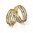 1 Paar Gold 333 Trauringe Eheringe Hochzeitsringe - Bicolor - Breite: 6mm - TOP