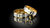 1 Paar Trauringe Hochzeitsringe Gold 333 - Bicolor Gelbgold/Weißgold - B: 5,0 mm