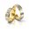 1 Paar Trauringe Hochzeitsringe Gold 333 - Bicolor Gelbgold/Weißgold - B: 5,0 mm