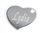 1,7 cm Gravurplatte - Herz - Anhänger mit Gravur in 925er Silber, Namenskette