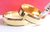 1 Paar Gold 585 Trauringe Eheringe Hochzeitsringe mit blitzendem Muster - B: 5mm