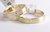 1 Paar Trauringe Hochzeitsringe Gold 585 - Gelbgold - Mit Zirkonia - B: 4,0mm