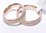 1 Paar Trauringe Eheringe Hochzeitsringe Gold 750 - Tricolor - Breite: 6mm - Top