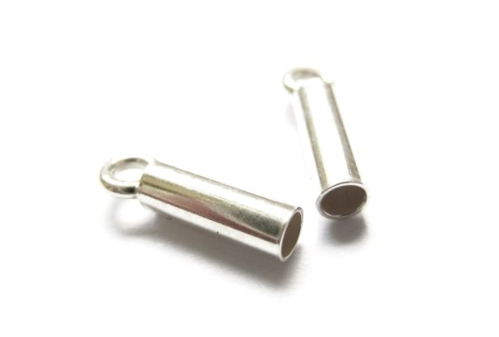 Kettenendung Kapseln Endkappe Silber 925/- Silber Ø 3,00mm