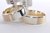 1 Paar Trauringe Hochzeitsringe Gold 585 - Bicolor mit 3 Diamanten 0,02ct. - B: 6,0mm TOP